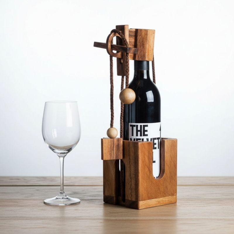 Flaschenpuzzle - Geduldspiel - Dunkel