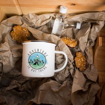 Metalltasse Adventure Is Out There - Design