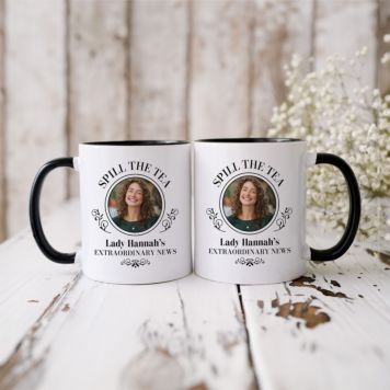 Personalisierbare Tasse Spill the Tea - Design