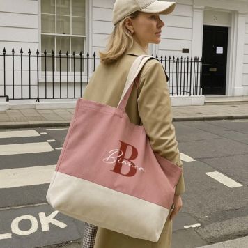 Personalisierbare Tasche mit Monogramm