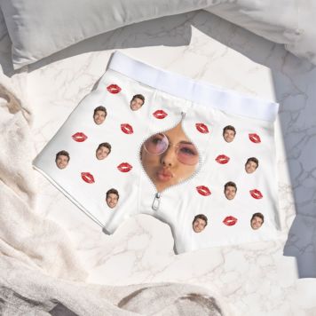 Personalisierbare Boxershorts mit Reisverschluss Design - Design