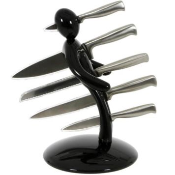 Voodoo Messerblock schwarz